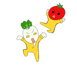 Life of Vegetables. The second. sticker #1448222