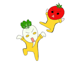 Life of Vegetables. The second. sticker #1448222