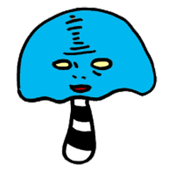 Border poisonous mushroom