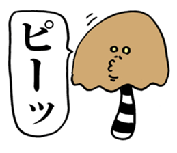 Border poisonous mushroom sticker #1448781