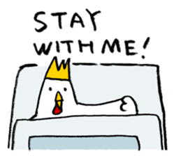 affected chicken sticker #1449377