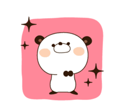 It praises and is a skillful panda. sticker #1449470
