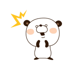 It praises and is a skillful panda. sticker #1449473