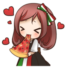 The Girls From Ten Countries. 1 sticker #1449892