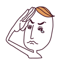 Valiant eyebrows sticker #1449945