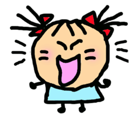 Twin tail mimi sticker #1449994