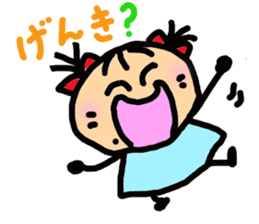 Twin tail mimi sticker #1450004