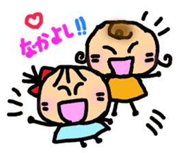 Twin tail mimi sticker #1450012