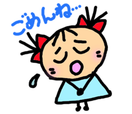 Twin tail mimi sticker #1450013