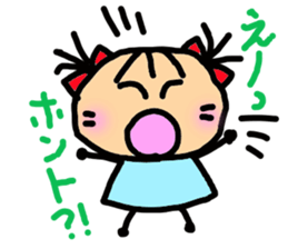 Twin tail mimi sticker #1450020