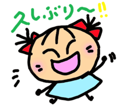 Twin tail mimi sticker #1450022