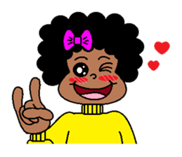Afro-Zoe sticker #1450253