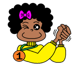 Afro-Zoe sticker #1450260