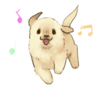 The Golden Retriever Puppy! sticker #1450600