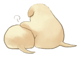 The Golden Retriever Puppy! sticker #1450607