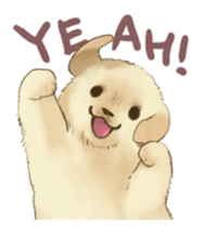 The Golden Retriever Puppy! sticker #1450623