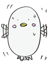 White dolphin Kyupi sticker #1451436