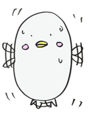 White dolphin Kyupi sticker #1451436