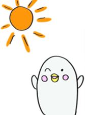 White dolphin Kyupi sticker #1451447