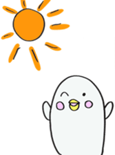 White dolphin Kyupi sticker #1451447