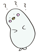 White dolphin Kyupi sticker #1451452