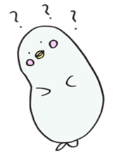 White dolphin Kyupi sticker #1451452