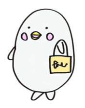 White dolphin Kyupi sticker #1451456