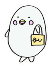 White dolphin Kyupi sticker #1451456