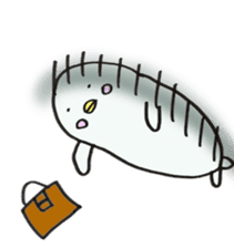 White dolphin Kyupi sticker #1451459