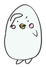 White dolphin Kyupi sticker #1451461