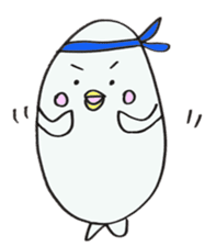 White dolphin Kyupi sticker #1451465