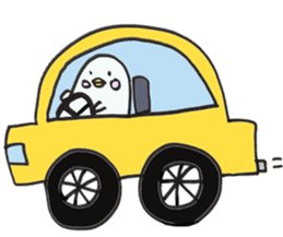 White dolphin Kyupi sticker #1451467