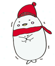 White dolphin Kyupi sticker #1451470