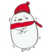 White dolphin Kyupi sticker #1451470