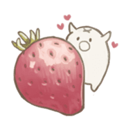 White Creature & Girl sticker #1451733