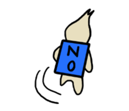 Don't worry about it. Rakkyo. sticker #1451982