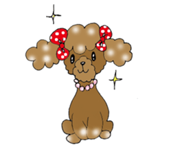 Poodle sticker #1452274