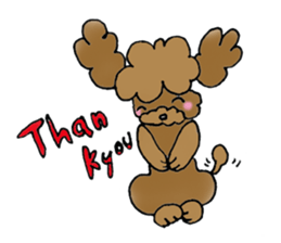 Poodle sticker #1452275