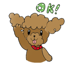 Poodle sticker #1452276