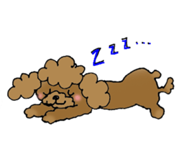 Poodle sticker #1452277