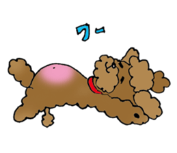 Poodle sticker #1452285