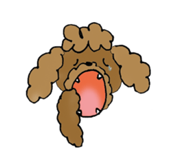 Poodle sticker #1452286