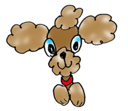 Poodle sticker #1452289