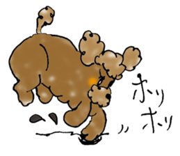 Poodle sticker #1452290