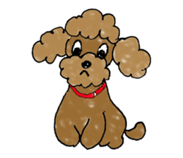 Poodle sticker #1452292