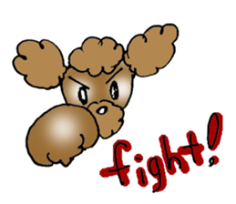 Poodle sticker #1452294