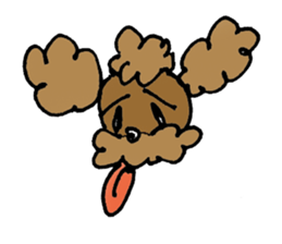 Poodle sticker #1452296