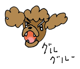 Poodle sticker #1452297