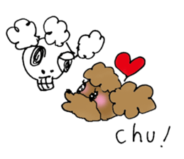 Poodle sticker #1452302
