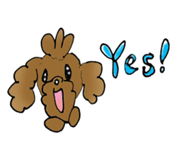 Poodle sticker #1452308